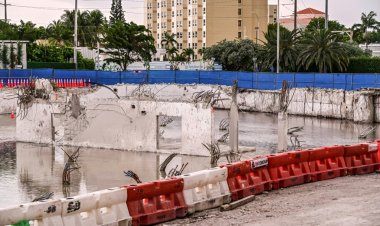 البحث عن ضحايا في موقع انهيار مبنى سكني في سيرفسايد بفلوريدا شارف على نهايته
