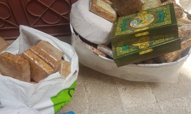 الريجي ضبطت كميات كبيرة مهربة من التنباك العجمي والمعسل