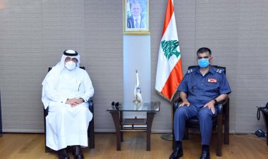 عثمان استقبل سفير قطر مودعا