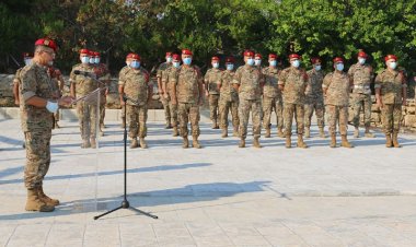 تلاوة أمر اليوم لمناسبة الذكرى السادسة والسبعين لتأسيس الجيش