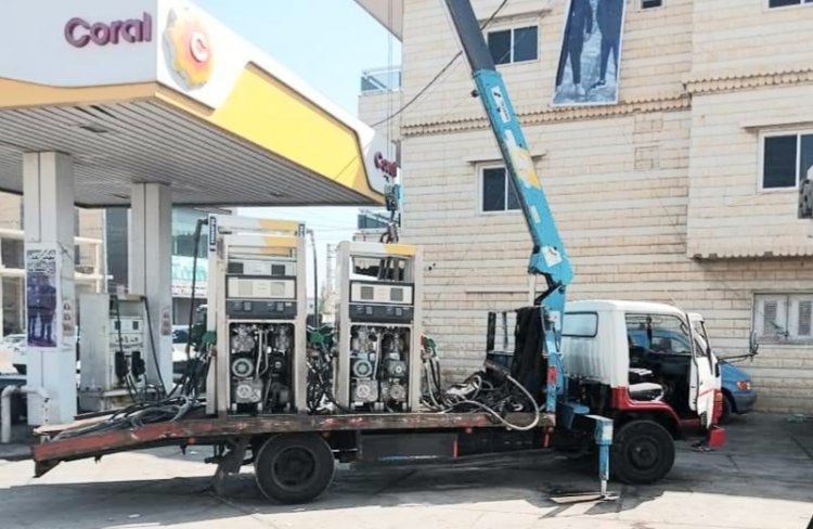 اقفال محطة محروقات اثر مقتل ابن صاحبها بسبب اشكالات على تعبئة البنزين