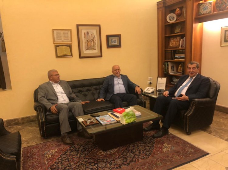 الفرزلي عرض مع قبلان الوضع الحكومي وتلوث بحيرة القرعون