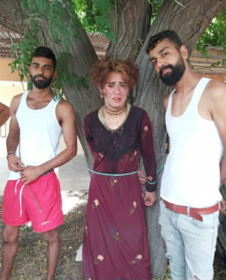 شبان من بلدة حي حمدون المنية القوا القبض على سارق متنكرا بزي امرأة