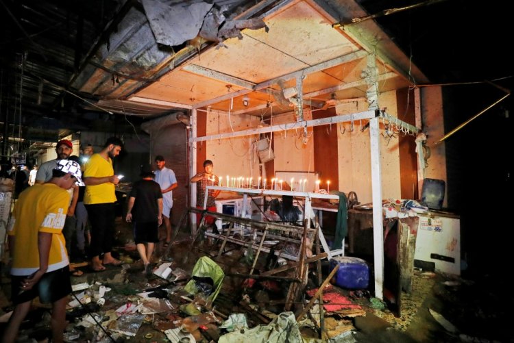 30 قتيلا على الأقل في هجوم دامٍ بسوق في بغداد عشية الأضحى