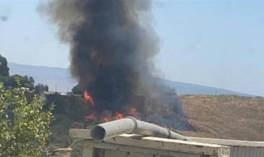 بالصور والفيديو: اسرائيل ترد بقصف مدفعي بعد إطلاق صاروخ من لبنان وبعضها تسبب باندلاع حريق في مرجعيون