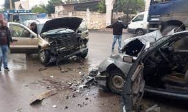 جريحان في حادث تصادم على طريق عام ميروبا كسروان