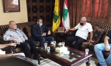 مسؤول حزب الله في صيدا استقبل وفد الجبهة الشعبية