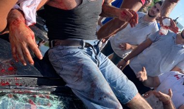 دهس احد المحتجين على اوتوستراد الغازية على خلفية قطع الطريق