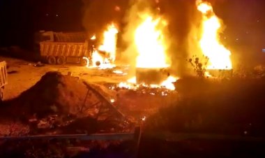 بالصور والفيديو: 20 ضحية و80 جريحا  في انفجار خزان بنزين في التليل العكارية