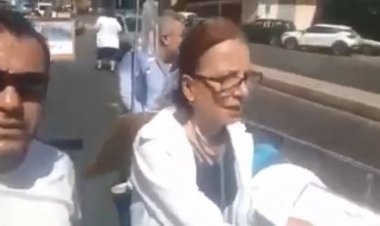 بالفيديو: نقل مريض من مستشفى رزق إلى مستشفى أوتيل ديو مشياً على الاقدام بسبب نفاد الاسعاف من البنزين؟