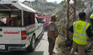 إهماد حريق كبير في الخرايب
