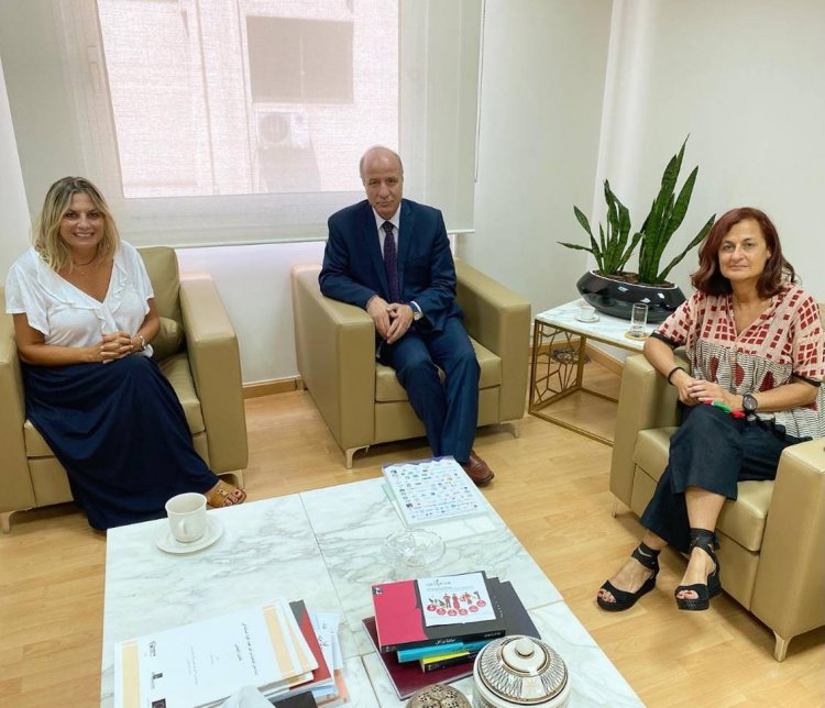 كلودين عون التقت المدير الاقليمي لصندوق الأمم المتحدة للسكان