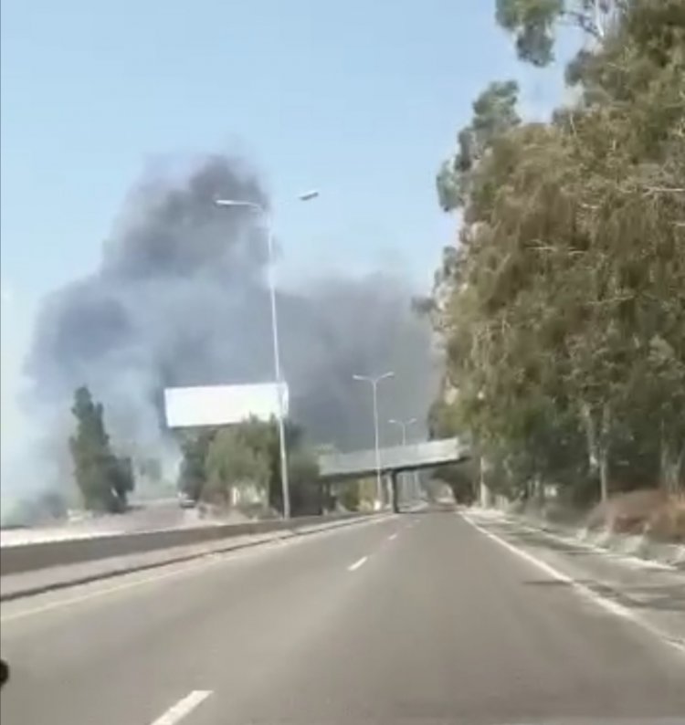 حريق كبير بين أنابيب الاترنيت.. وتحذير من تنشق غبار الاميانت
