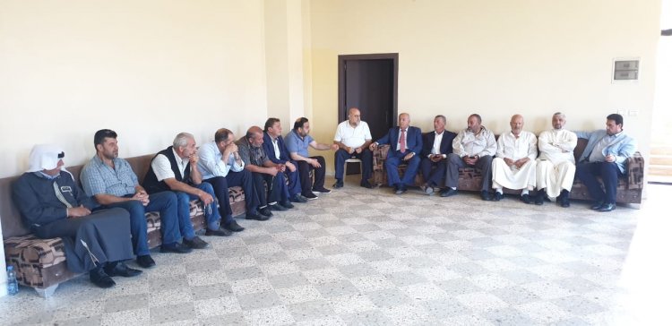 إجتماع في فنيدق بحضور البعريني وفاعليات شدد على حماية الأشجار وتأمين المازوت للتدفئة