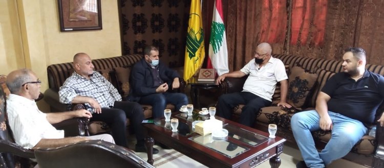 مسؤول حزب الله في صيدا استقبل وفد الجبهة الشعبية