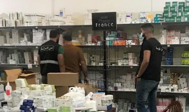 ضبط كمية من الأدوية المدعومة مخزنة باحدى الصيدليات في صيدا