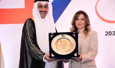 يمين ترأست الوفد اللبناني الى مؤتمر العمل العربي في القاهرة والتقت نظراءها العراقي والاردني والفلسطيني