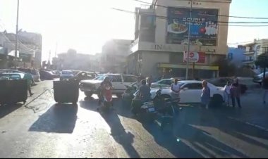 قطع طريق عام عبرا احتجاجا على إطفاء المولدات ونفاد المازوت