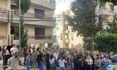 وقفة احتجاجية أمام سرايا جونيه