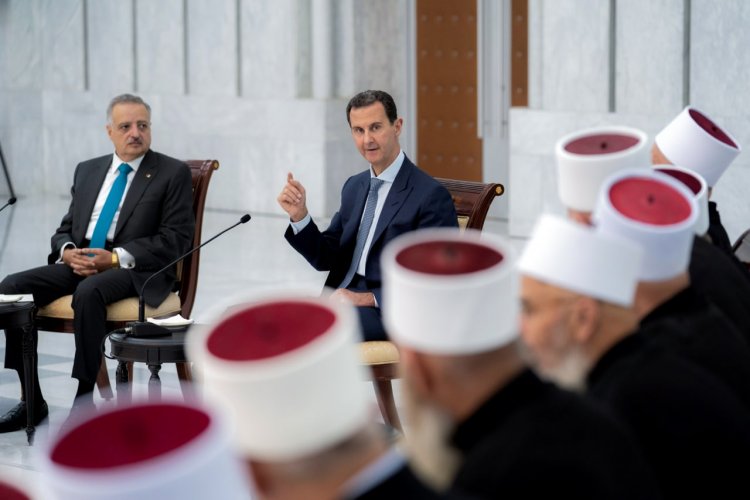 الأسد مستقبلاً وفداً لبنانيًّا: سندعم الشعب اللبناني.. وأرسلان: ما من وطنيّ يقبل بالقطيعة