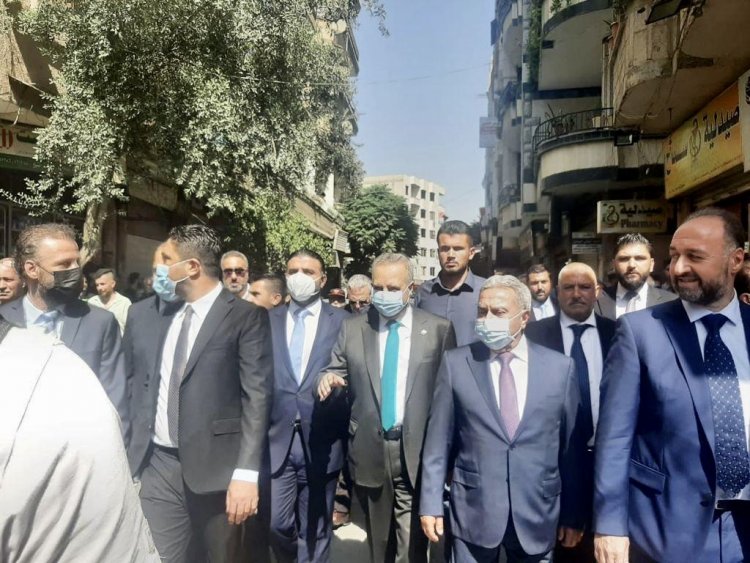 أرسلان زار جرمانا والوزير عزام أولم على شرفه