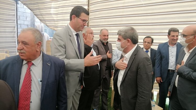 وزير الزراعة استقبل في شعث مرتضى ووفود المهنئين