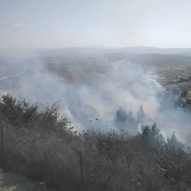 حريق كبير في ميس الجبل يفجر الغاما