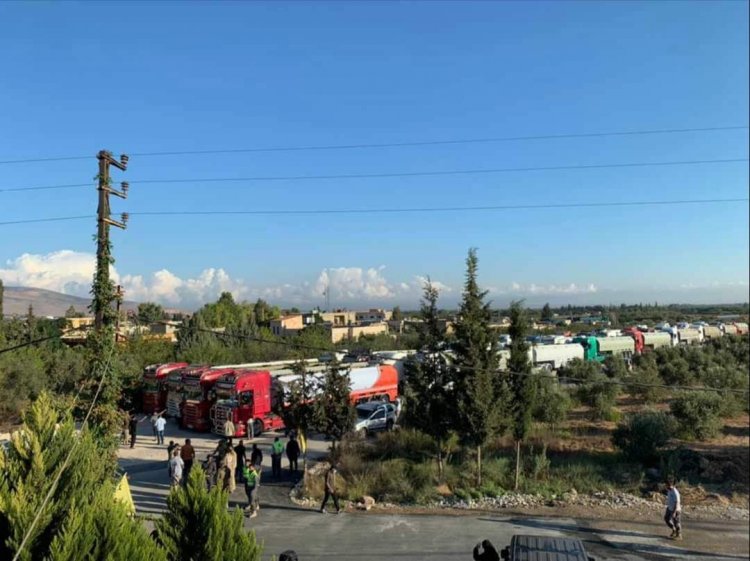بالفيديو: صهاريج المازوت الإيراني تدخل الأراضي اللبنانية