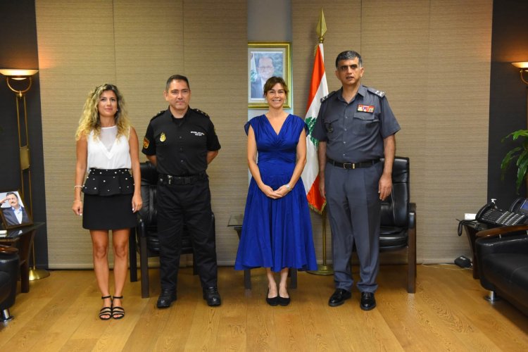 عثمان استقبل مدير مشروع PROMOTING COMUNITY POLICING IN LEBANON