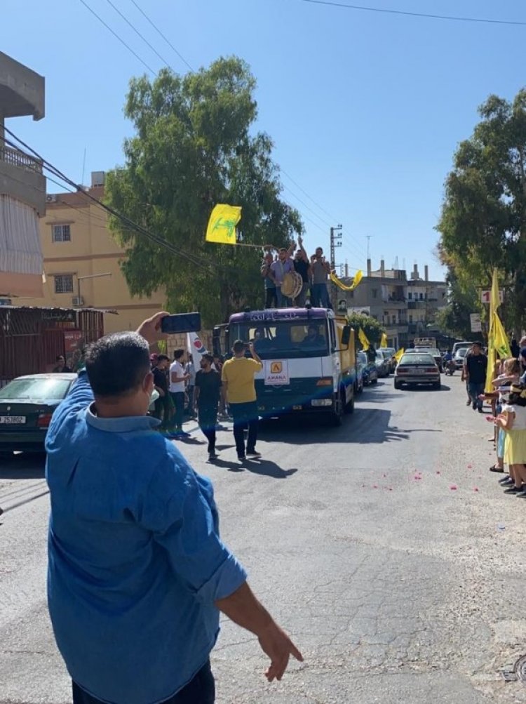 حزب الله استكمل توزيع المازوت المجاني لضخ المياه في بلدات منطقة صيدا