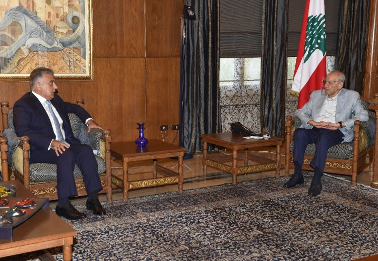 بري عرض الاوضاع الأمنية مع اللواء ابراهيم واستقبل الخطيب وأبو حيدر
