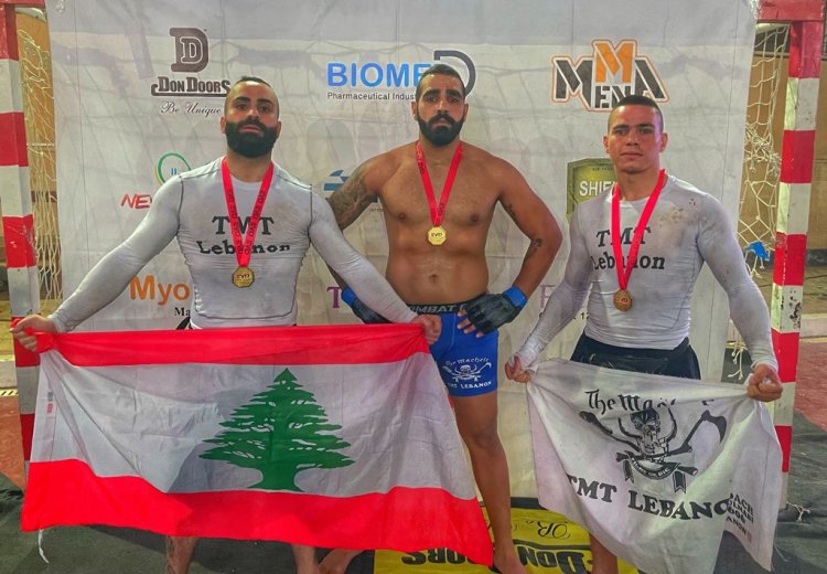 أبطال لبنان في الـMMA يعودون من مصر بـ3 ذهبيات
