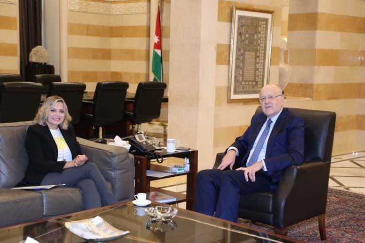 كلودين عون تسلًم ميقاتي نصا تعديليا على قانون "انتخاب أعضاء مجلس النواب"