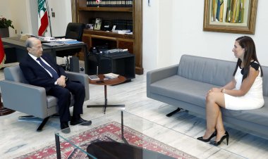 عون عرض مع الخطيب لمطالب إقليم الخروب والتقى خوري مهنئا بتعيينها المديرة العالمية لـIFRC