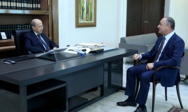 رئيس الجمهورية عرض مع النائب بو صعب الاتصالات القائمة لحل ازمة الكهرباء