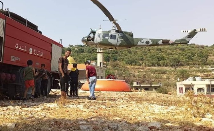 سيطرة شبه تامة على الحرائق المندلعة في أحراج بلدات عكارية