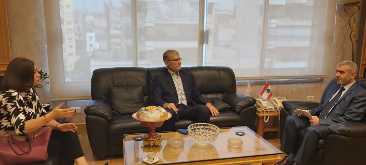 بيرم اجتمع مع نقابة مستخدمي تلفزيون لبنان