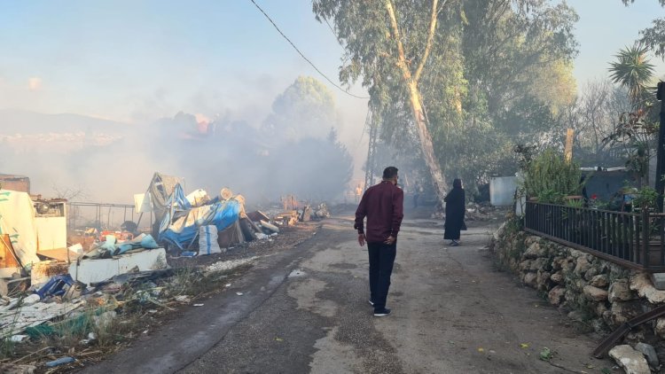 حريق في بلدة الشرقية.. وهذا ما سببه