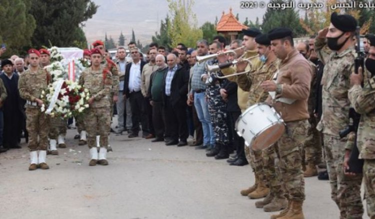 قيادة الجيش وبلدة شعث شيعتا الجندي الشهيد محمد العرب