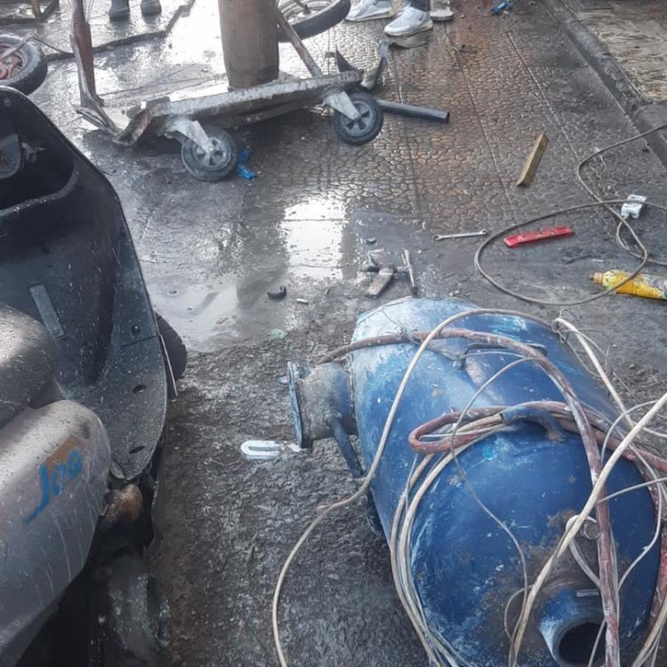 جريح بانفجار خزان كربير في الميناء طرابلس