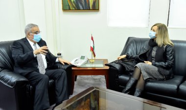 وزير الخارجية استقبل سفيرة إيطاليا