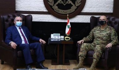 قائد الجيش استقبل سفير لبنان في الجزائر