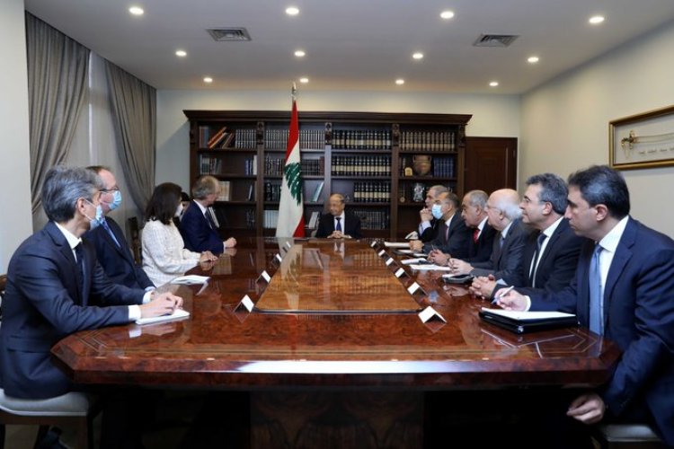 الامم المتحدة تعمل على ايجاد طرق لعودة النازحين ... بيدرسون من بعبدا: المسألة من الاولويات