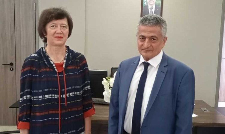 فرونتسكا عند وزير المال تمهيداً لزيارة غوتيريس