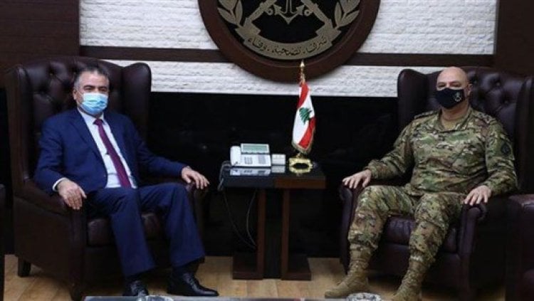قائد الجيش استقبل سفير لبنان في الجزائر