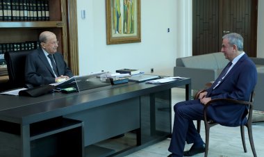 عون يعرض والخازن التحضيرات لزيارة وزير خارجية الفاتيكان