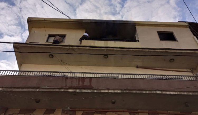 إهماد حريق اندلع في منزل في ببنين - العبدة