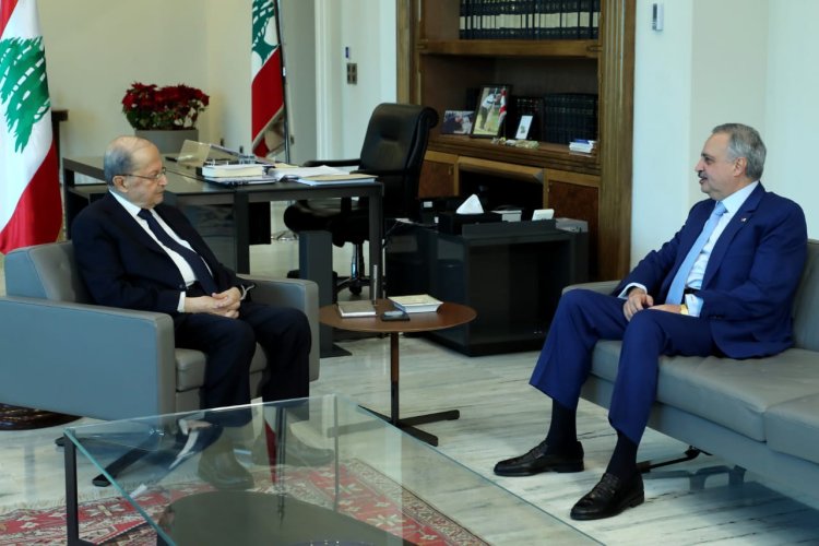 ما يحصل جريمة موصوفة بحق اللبنانيين.. ارسلان من بعبدا: سنلبّي الدعوة