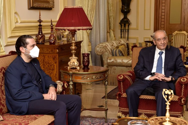 الحريري يلتقي بري لاكثر من ساعة ونصف.. ويغادر بلا تصريح!