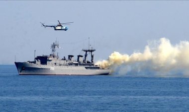 مناورات حربية روسية في بحر قزوين